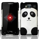 Hard Plastic Snap On Case Cover for Motorola Droid RAZR HD XT926 (Verizon) - Cute Panda Bear