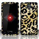 Hard Plastic Snap On Case Cover for Motorola Droid RAZR HD XT926 (Verizon) - Golden Cheetah