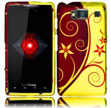 Hard Plastic Snap On Case Cover for Motorola Droid RAZR HD XT926 (Verizon) - Elegance Swirl