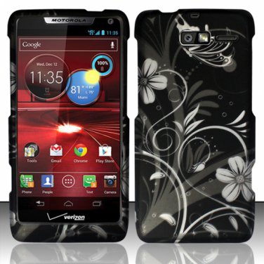 Hard Plastic Snap On Case Cover Motorola Droid RAZR M 4G LTE XT907 (Verizon) - Midnight Garden