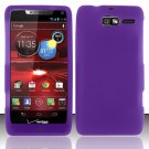 Soft Silicone Rubber Skin Case Cover for Motorola Droid RAZR M 4G LTE XT907 (Verizon) – Purple