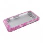 Hard Plastic Snap On Bling Case Cover Motorola Droid RAZR M 4G LTE XT907 (Verizon) - Hot Pink Zebra