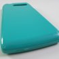 Turquoise Soft TPU Gel Skin Case Cover for Motorola Droid RAZR M 4G LTE XT907 (Verizon) + LCD Guard