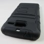 Black Rugged Armor Hybrid Case Belt Clip Holster for Motorola Droid RAZR M 4G LTE XT907 (Verizon)