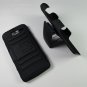 Black Rugged Armor Hybrid Case Belt Clip Holster for Motorola Droid RAZR M 4G LTE XT907 (Verizon)