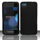 Black Soft Silicone Rubber Skin Case Cover for Blackberry Z10 (AT&T/Sprint/T-Mobile/Verizon)