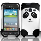 Hard Plastic Snap On Case Cover for Samsung Galaxy Rugby Pro i547 (AT&T) – Panda Bear