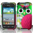 Hard Plastic Snap On Case Cover for Samsung Galaxy Rugby Pro i547 (AT&T) – Starry Green Owl