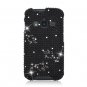 Hard Plastic Snap On Bling Case Cover for Samsung Galaxy Rugby Pro i547 (AT&T) &acirc;�� Black Diamond