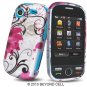 Hard Plastic Design Cover Case for Samsung Messager Touch R630 - Pink Lotus