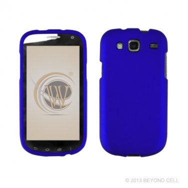 Hard Plastic Snap On Case Cover for Samsung Godiva i425 (Verizon) - Blue
