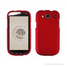 Hard Plastic Snap On Case Cover for Samsung Godiva i425 (Verizon) - Red