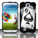Hard Plastic Rubberized Snap On Case Cover for Samsung Galaxy S4 IV i9500 – Ace Spade Skull