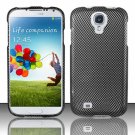 Hard Plastic Rubberized Snap On Case Cover for Samsung Galaxy S4 IV i9500 – Carbon Fiber