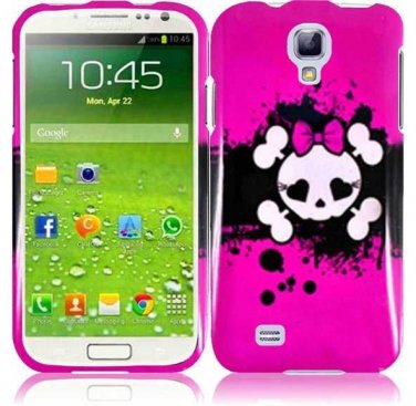 Hard Plastic Snap On Design Case Cover for Samsung Galaxy S4 IV i9500 &acirc;�� Girly's Skull
