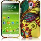 Hard Plastic Rubberized Snap On Case Cover for Samsung Galaxy S4 IV i9500 – Antique Flower