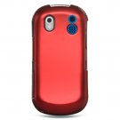 Hard Plastic Snap On Rubberized Case Cover for Samsung Intensity 2 II U460 (Verizon) - Red