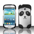 Hard Plastic Snap On Matte Case Cover for Samsung Galaxy Mini i8190 (AT&T) – Cute Panda Bear