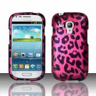 Hard Plastic Snap On Matte Case Cover for Samsung Galaxy Mini i8190 (AT&T) – Hot Pink Leopard