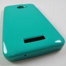Turquoise Soft TPU Gel Skin Case Cover for HTC Droid DNA 6435 (Verizon)
