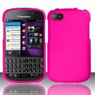 Hard Plastic Snap On Case Cover Blackberry Q10 (AT&T/Sprint/T-Mobile/Verizon) - Rose Pink