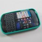 Turquoise Soft TPU Gel Skin Case Cover Blackberry Q10 (AT&T/Sprint/T-Mobile/Verizon) w/ LCD Guard
