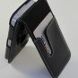 Vertical Genuine Leather Flip Case Cover Rotating Belt Clip Apple iPhone 5 - Black w/ Screen Guard