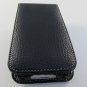 Vertical Genuine Leather Flip Case Cover Rotating Belt Clip for Apple iPhone 5 - Black