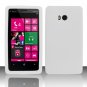 Soft Silicone Rubber Skin Case Cover for Nokia Lumia 810 (T-Mobile) - White