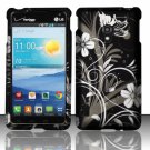Cell Phone Case Cover Hard Plastic Snap On for LG Lucid 2 VS870 (Verizon) - Midnight Garden