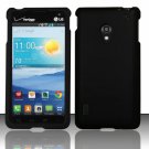 Cell Phone Case Cover Hard Plastic Snap On for LG Lucid 2 VS870 (Verizon) - Black