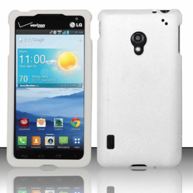 Cell Phone Case Cover Hard Plastic Snap On for LG Lucid 2 VS870 (Verizon) - White
