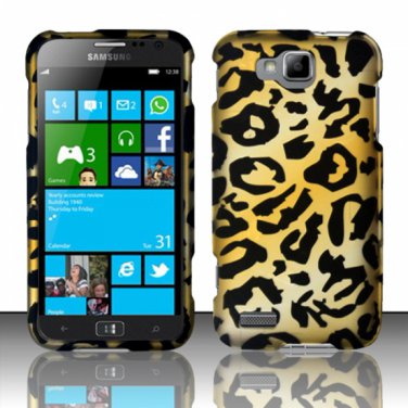 Cell Phone Case Cover Hard Plastic Snap On for Samsung  ATIV S T899m (T-Mobile) - Golden Cheetah