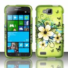 Cell Phone Case Cover Hard Plastic Snap On for Samsung  ATIV S T899m (T-Mobile) - Flowers Butterfly