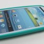 Soft TPU Gel Skin Case Cover for Samsung Galaxy S3 III - Turquoise w/ Screen Protector