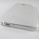 Frosted Clear Soft TPU Gel Skin Case Cover for HTC One M7 w/ Screen Protector