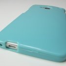 Aqua Turquoise Soft TPU Gel Case Cover HTC One HTC 1 M7 (AT&T/T-Mobile/Sprint) w/ LCD Guard