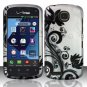 Cell Phone Case Cover Hard Plastic Snap On for Pantech Marauder ADR910L (Verizon) - Black Vines
