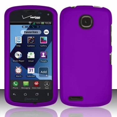 Cell Phone Case Cover Hard Plastic Snap On for Pantech Marauder ADR910L (Verizon) - Purple