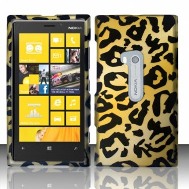 Cell Phone Case Cover Hard Plastic Snap On for Nokia Lumia 920 (AT&T) &acirc;�� Golden Cheetah