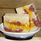 Citrus Burst - Handmade VEGAN Shea Cocoa Butter Natural Shaving Soap - Orange, Grapefruit and Lemon