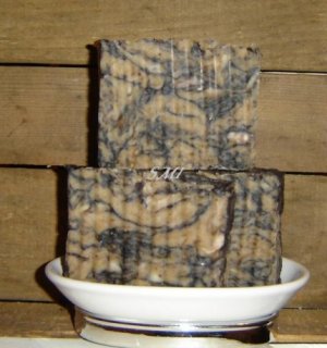 Natural Bar Soap 4 to 5 ounce Bar Patchouli Musk Shea Butter Olive Oil VEGAN 4MEN