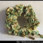 Crocheted scrunchie - forest green