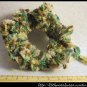 Crocheted scrunchie - forest green