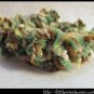 Crocheted scrunchie - forest green