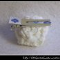Crocheted small rose - white