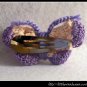 Crocheted butterfly - pink/purple