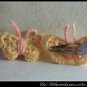 Crocheted butterfly - light pink