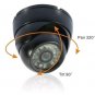 1/3" Sony CCD Dome Infrared Camera 3.6mm 24 LED CCTV