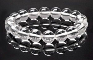 12mm Rock crystal bracelet Quartz Feng Shui Free Gift Zi Wei Dou Shu Fortune-telling